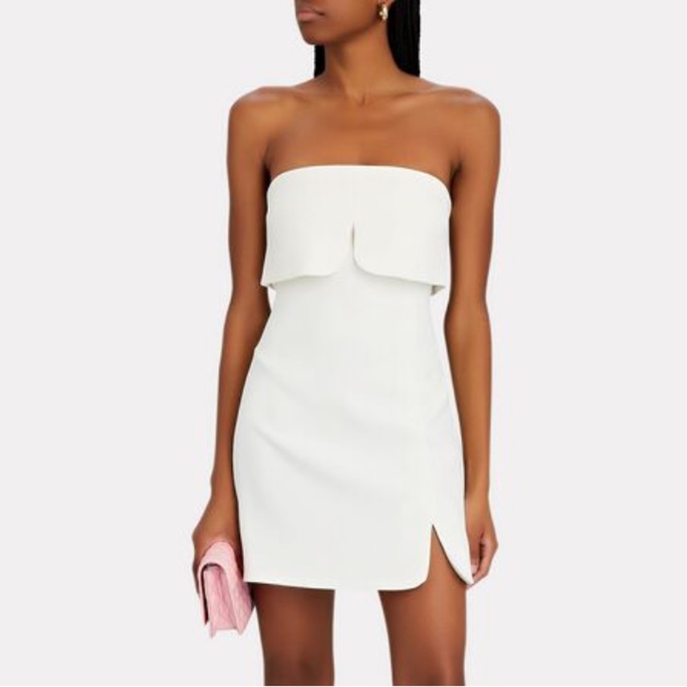 Alexis Strapless White Mini Dress